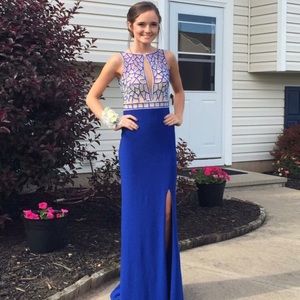 Blue Dave & Johnny prom dress